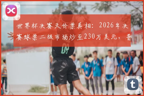 世界杯决赛天价票真相：2026年决赛球票二级市场炒至230万美元，普通人购票指南